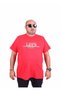 Men's Plus Size Crew Neck T-Shirt Let's Do It 25186 Red
