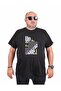 Men's Plus Size Crew Neck T-Shirt Un Stop Able 25181 Black