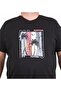 Men's Plus Size Crew Neck T-Shirt Beach Party 25191 Black - 2