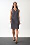V-NECK PENCIL DRESS (B23-0081) - 3