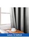 Umeema Blackout Window and Door Curtains for Bedroom, Living room with Grommet Top (Width 150cm and - 8