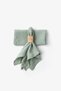 Lona 2-Piece Linen Fabric Serving Presentation Napkin 45X45 Mint