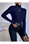 turtleneck knit sweater with pearl-embroidered sleeves and necklace detail - 6