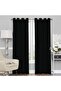 Umeema Blackout Window and Door Curtains for Bedroom, Living Room with Grommet Top (Width 150 cm and - 5
