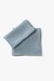 Lona 2-Piece Linen Fabric Serving Presentation Napkin 45X45 Turquoise - 2