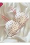 Colorful Patterned Gatherer Underwire Unpadded Single Bra