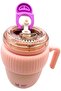 Super Cute Pink Coffee Water Cup for Office or Home Vacuum Insulated Stainless Steel with Han - 4
