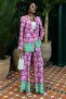 Multi Ethnic Pattern Satin Suit 10028 R8-J-K5