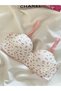 Colorful Patterned Gatherer Underwire Unpadded Single Bra - 2