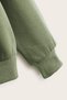 Unisex Relax Fit Relaxed Fit Cotton Fleece Inside Double Pocket Zippered Khaki Hooded Sweatshirt - 4