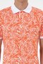 Men's Regular Fit Polo Neck Pomegranate Flower T-Shirt 50299663-Vr039 - 6