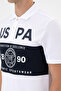 Men's Regular Fit Polo Collar White T-Shirt 50299822-Vr013 - 7
