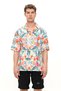 Floral Hawaiian Coast Shirt Oil Water Repellent Stain Resistant Apaç Collar Men's Shirt Beach Shirt - 3