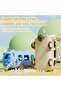 Bus Design Water Bottle for Kid with Straw and Sticker - 6