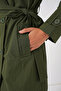 Women's Double Breasted Collar Trench Coat Khaki 1197 - 5