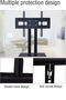32″–65″ TV Universal LED Mobile Stand – 50kg Capacity, VESA 600×400mm Compatible - 3