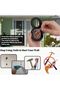 Wall - Door Number Size 15 cm - 3 mm Laser Cut Black Plexi Self Adhesive No -9 Nine - 6