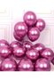 10 Pieces Pink Mirrored Chrome Balloons – Stylish and Shiny Decoration - 2