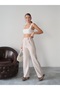 Women's Valeria Waist Velcro Palazzo Pants, Crepe Fabric, 4 Seasons - 6