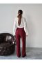 Women's Valeria Velcro Belt Detailed Palazzo Trousers - 5
