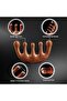Sandalwood Hair Comb, Handmade 100% Natural Wooden Scalp Massager, Premium Wide Tooth Com - 6