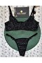Pointy Love Transparent Soft Tulle Shiny Polka Dot Underwire Stylish Bra Set - 2