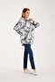 Batik Patterned Modal Loose Oversize Shirt - 3
