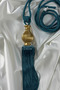 Fon Curtain Binding Gold Kuka Petrol Ceiling Luxury Cornice Braçol Single Piece Curtain Holder - 3