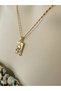 Elegant Lacquer Finish Rectangular Figure Stylish Necklace - 3
