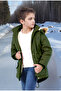 Children's Waterproof Canvas Fabric Fur Winter Thick Coat - Durable and Machine Washable - 6
