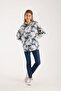 Batik Patterned Modal Loose Oversize Shirt - 2