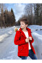 Children's Waterproof Canvas Fabric Fur Winter Thick Coat - Durable and Machine Washable - 4