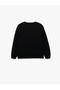 Long Sleeve Crew Neck Basic Sweatshirt - 2