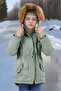 Children's Waterproof Canvas Fabric Fur Winter Thick Coat - Durable and Machine Washable - 7