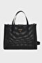 Brigitta Logo Woven Bag with Removable Strap Hwwz7206230 Bag Hwwz72 06230 Bla - 6