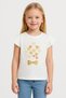 Girl's T-Shirt with Ruffle Sleeves