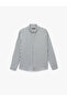 Regular Fit Buttoned Classic Collar Long Sleeve Shirt - 3