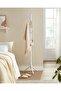 Solid Wood Tree Coat Rack with 8 Hooks 175cm White - 5