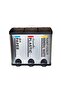 Stainless Steel Finger Print Proof Step Garbage Bin with Pedal 60 Ltr. (20Ltr x 3 Compartment) - 2