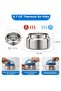 SA Bento Lunch Box for Kids school with 9.7oz Soup thermos, Leak-proof Lunch Containers with 5 Compa - 6