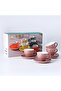 8-Piece Kiln Variable Glaze Process Round Linear Ceramic 200 ml Coffee Cup And Sauce - 3