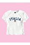 Italy Design Printed Crop - 3
