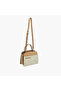 Printed Tote Bag with Zip Closure and Detachable Strap - 4