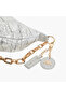 Quilted Crossbody Bag with Zip Closure and Chain Strap - 5