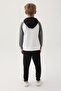 Modern Sonic White Printed Boys Tracksuit Set - 5