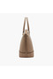 Solid Tote Bag with Double Handle and Zip Closure - 2