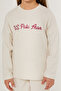 U.S. Polo Assn Girls' Cream Tracksuit Set - 4