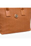 Textured Tote Bag with Zip Closure and Detachable Strap - 5