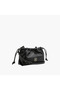 Solid Crossbody Bag with Adjustable Strap and Drawstring Closure - 2