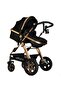 3-in-1 Luxury Pram Stroller - Black - 5